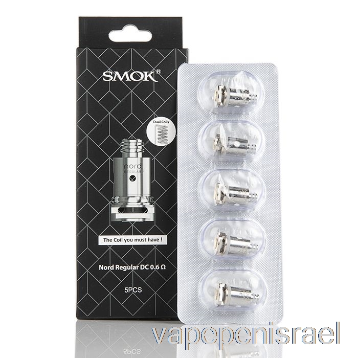 סלילי חלופי Vape Israel Smok Nord חד פעמי 0.6ohm Nord רגיל Dc Coils